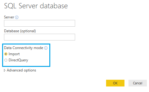 Power BI Switch from Import to Direct Query Mode