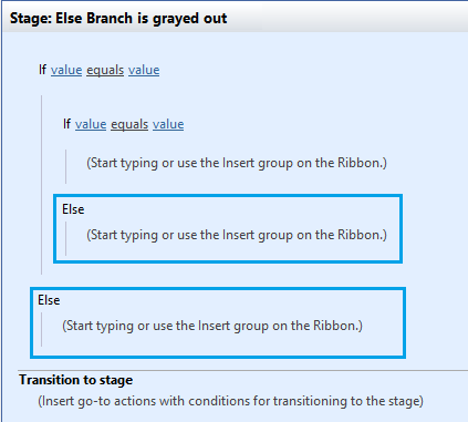 If-Else statement in SharePoint Designer Workflow