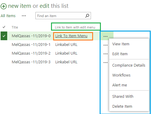 Change Linked To Item to another Column in SharePoint List