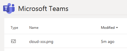 Microsoft Team file views