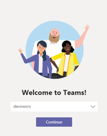Switch your organization in Microsoft teams