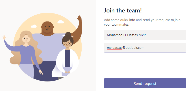 join the teams in Microsoft Teams
