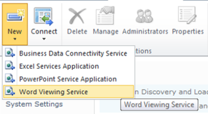 Configure and enable Office Web Apps in SharePoint 2010