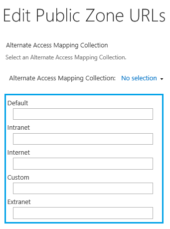 SharePoint Zone limit per web application.