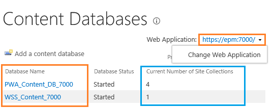 Content database per content database in sharepoint