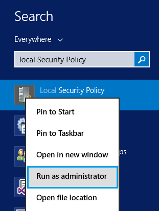 Local Security Policy for SharePoint