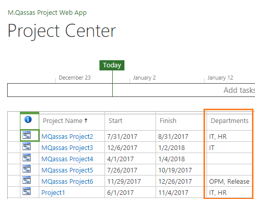 Couldn’t find custom fields with allow multiple lookup table values within MSP_EpmProject_Userview In Project Server Database