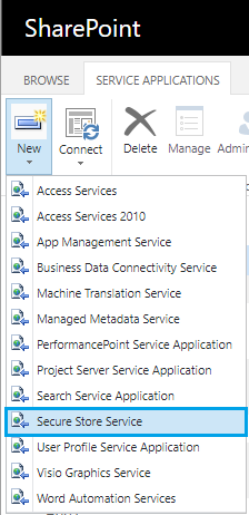 Secure Store Service Application for SharePoint Server 2019