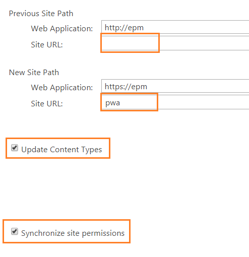 Project Server 2013 Migration from one farm to another