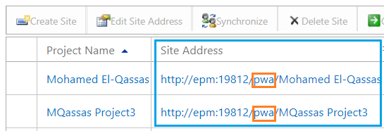 Change Connected Project Site URL in Project Server