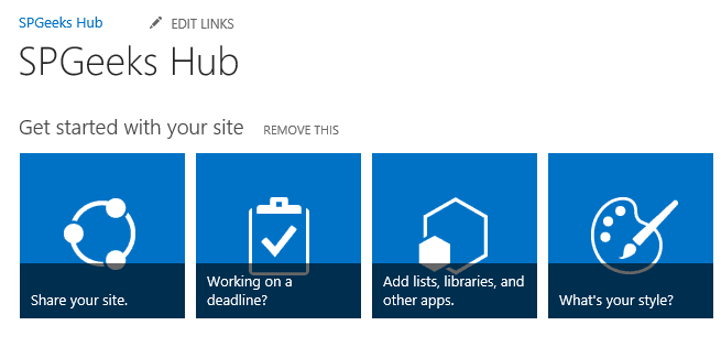 Content type hub site collection in SharePoint 2019