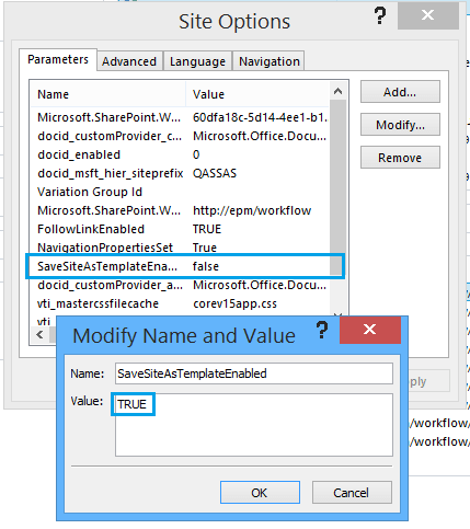 Enable Save Site as Template in SharePoint Designer