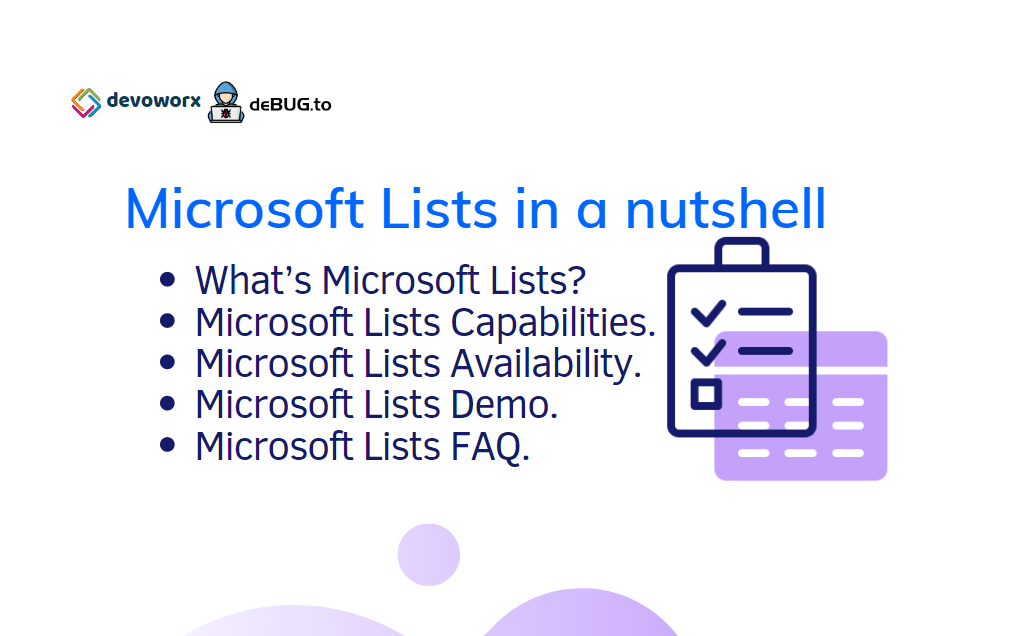 Microsoft Lists Overview