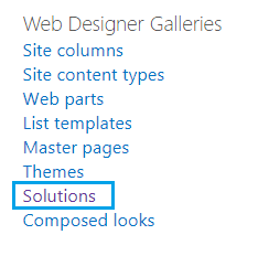Solutions Gallery