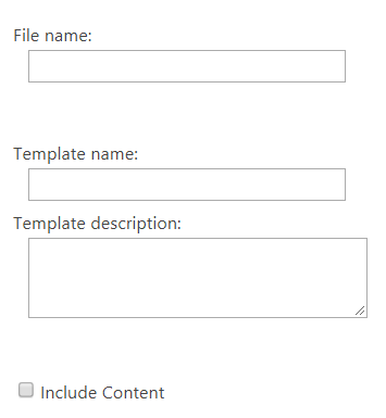 save site as template sharepoint 2019
