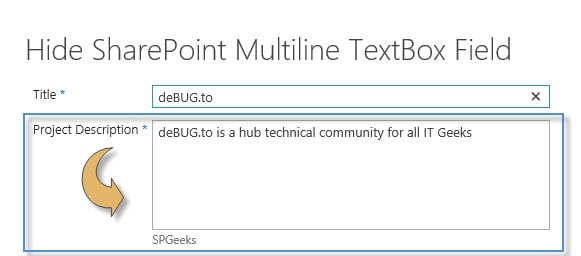 Disable SharePoint Multiline TextBox Field In Edit Form