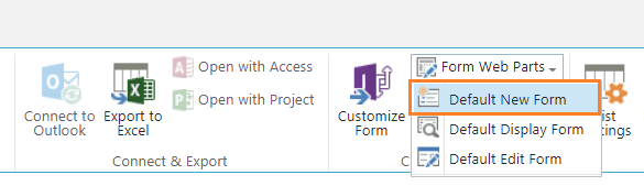 Edit Default New Form in SharePoint