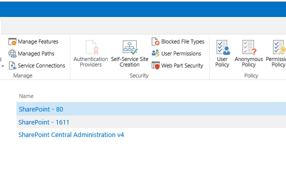 SharePoint 2016 Web Application Limits