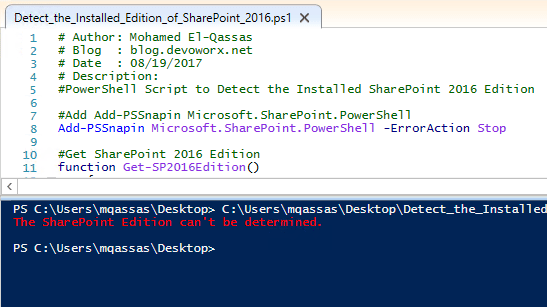 Get SharePoint Edition PowerShell