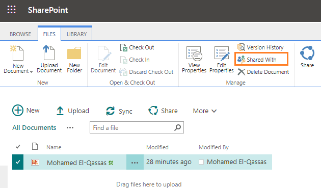 How to disable Share in SharePoint Document Library?