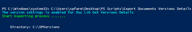 Check if the version settings enabled for a document library in SharePoint using PowerShell