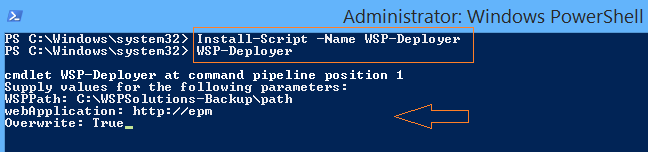 deploy WSP SharePoint 2019 PowerShell