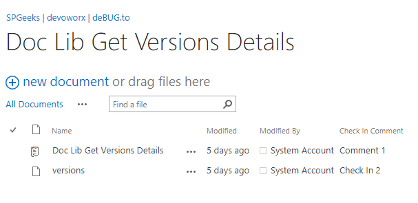 get sharepoint document versions powershell