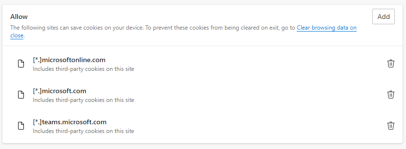 allow Microsoft Teams web app to save cookies on your device (1)