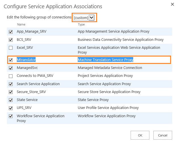 Configure Service application Assoiciatons SharePoint 2019