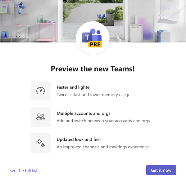 How to Enable New Microsoft Teams?