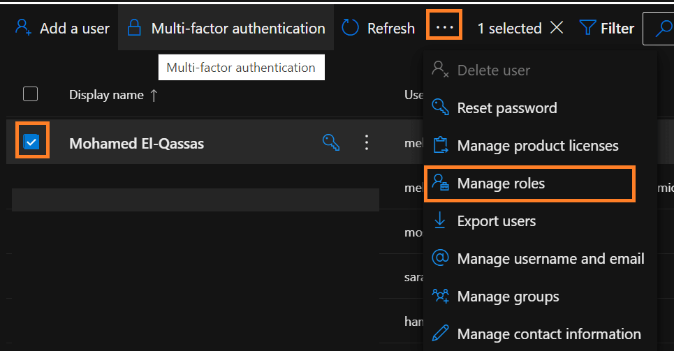 Manage Roles in Microsoft 365