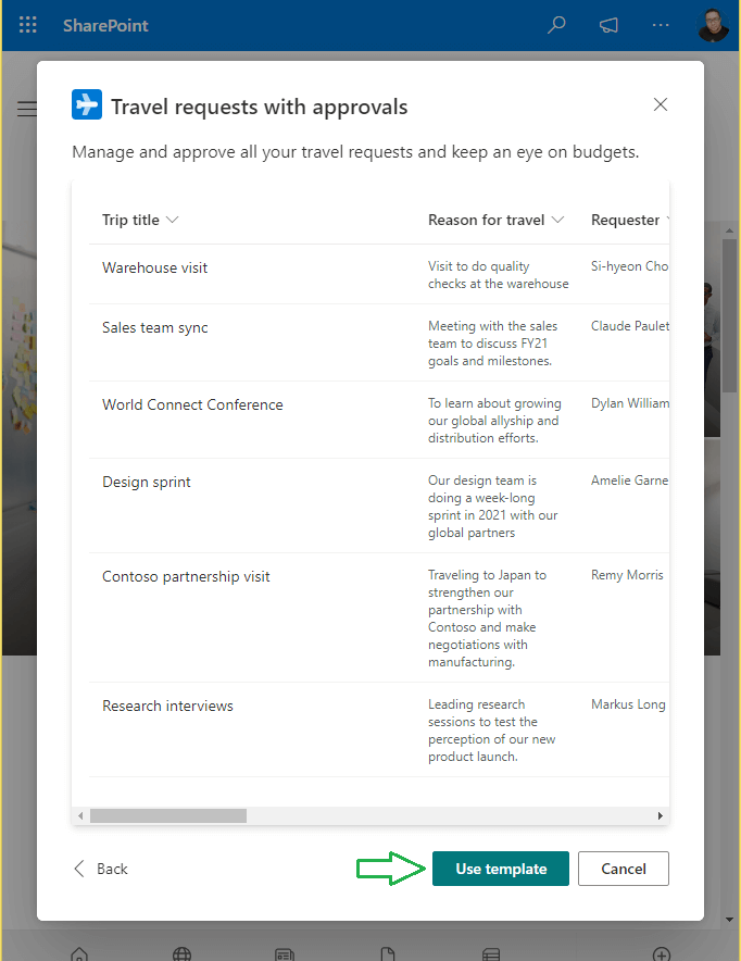 Build a Travel Request with Approval SharePoint