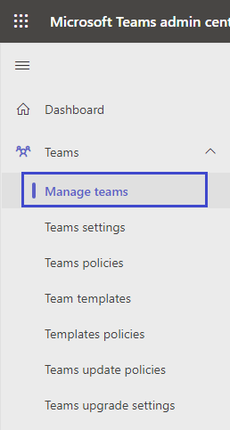 Manage Teams in Microsoft Teams