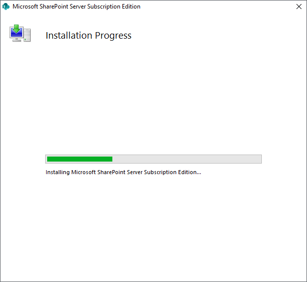 Install SharePoint Subscription