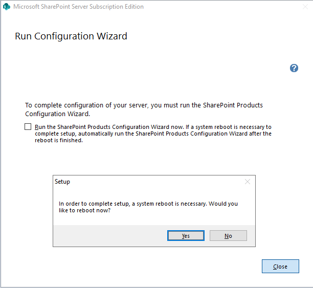 Install SharePoint Subscription